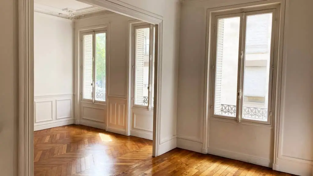 Foto von einer Wohnung nach der Räumung