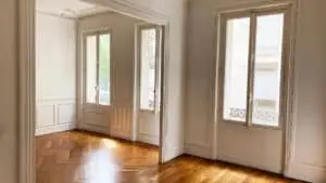 Foto von einer Wohnung nach der Räumung